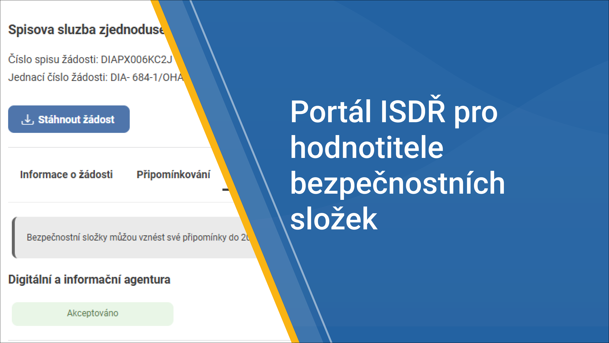 Průvodce portálem ISDŘ pro hodnotitele bezpečnostních složek