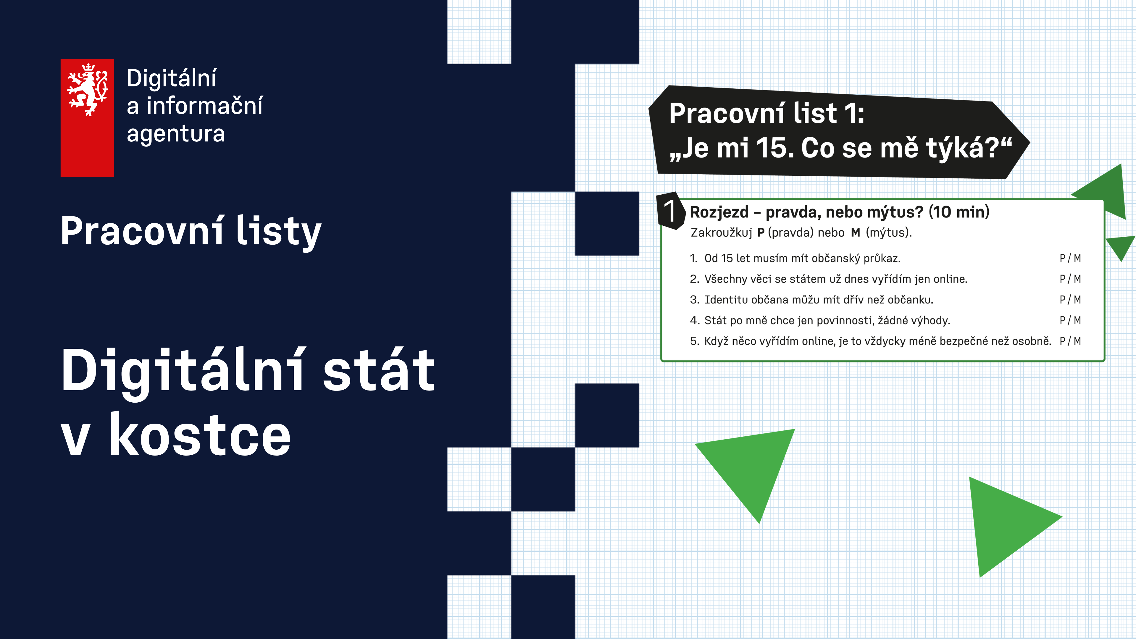 Digitální stát v kostce - pracovní listy