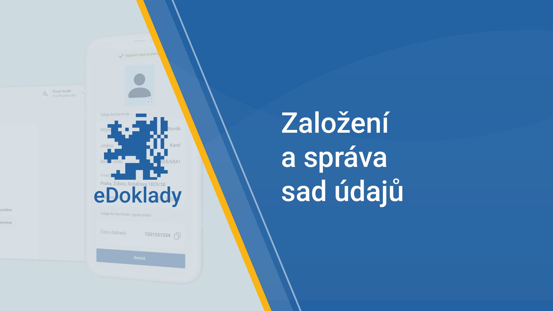 Založení a správa sad údajů